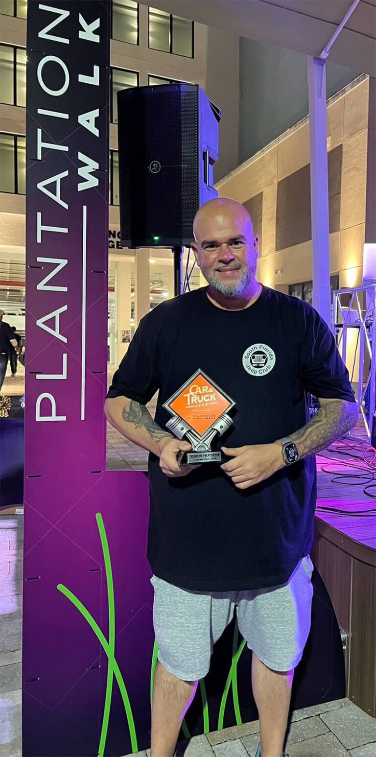 Trunk or Treat Car & Truck Show 2024 Winner — Dwayne Hoyer (2014 Gold Cadillac CTS V Wagon)